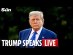LIVE: Trump meets with Cabinet after Netanyahu talks over Gaza