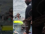 Rescue crews save divers swept away by dangerous surf in the Caribbean