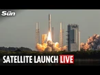 LIVE: SpaceX launches 24 Amazon Project Kuiper satellites
