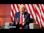 Trump speaks at Black journalists conference and makes controversial comments about Harris