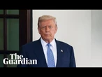Donald Trump gives press conference from White House – watch live