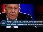 PUTINS KRIEG: "Das gleiche Ziel wie Hitler!" – Die bizarren Vorwürfe von Lawrow an Deutschland!