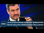 DEUTSCHLAND: Markus Söder tritt in alle Richtungen! CSU-Chef sorgt für Sprengstoff in der Koalition
