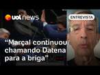 Datena agride Marçal: Ex-coach continuou chamando apresentador para briga, diz mediador de debate