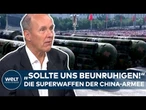 CHINAS ARMEE: Experte beunruhigt! "Waffen werden immer moderner - China ist auch sehr weit in KI!"