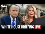 LIVE: Trump press sec Karoline Leavitt hosts briefing amid near-record 35 day government shutdown