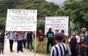 Protestan contra la construcción de la autopista San Cristóbal de las Casas-Palenque