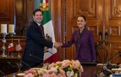 Sheinbaum se reúne con Marco Rubio en Palacio Nacional; abordan la seguridad fronteriza