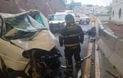 Choque en la Supervía Poniente deja tres muertos y un herido