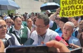 Maestros y personal médico de Culiacán protestan para exigir seguridad