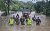 Marina y Ejército activan plan de emergencia por inundaciones al sur de Quintana Roo