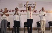 Se registran brotes de violencia y narcomanta durante gira de Sheinbaum por Tabasco