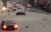 Lluvia en Puebla provoca inundaciones, caídas de bardas y árboles (Videos)