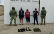 Mujeres detenidas con armamento en Culiacán son familiares de elementos de la Guardia Nacional