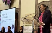 “Enterramos a este ominoso Poder Judicial”, dice la ministra Lenia Batres en su informe