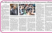 El diario The New York Times destaca los lujos de integrantes de Morena