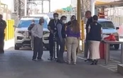 El muro fronterizo que reforzó Donald Trump en el cruce de Nogales