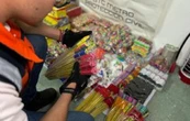 Decomisan 327 kilos de pirotécnica en el Metro, la mayoría en la estación Merced