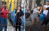 Desalojan a familia que invadió casa en Tampico (Videos)
