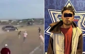 Camioneta irrumpe en campo de futbol y embiste a dos hombres en Guanajuato (Videos)