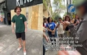 Luisito Comunica: Sectur se deslinda de mujer que lo encaró tras marcha contra la gentrificación