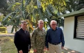Rubén Rocha, Ricardo Trevilla y Omar García Harfuch sostienen reunión privada en Sinaloa