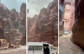 Inundaciones en Jordania dejan dos turistas muertos; evacúan ciudad arqueológica de Petra (Video)