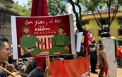 Exigen ponerle el nombre de Fidel Castro a la Plaza San Carlos y restituir esculturas
