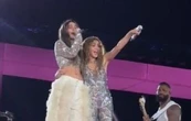 Belinda canta “Día de Enero” junto a Shakira en último concierto en CDMX (Videos)