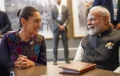 Sheinbaum se reúne con Modi; agradece a Carney la invitación al G7