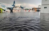 AICM suspende operaciones por fuertes lluvias