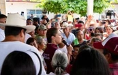 Sheinbaum visita zonas afectadas por lluvias en Puebla