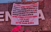 Colocan tres narcomantas con mensaje al comandante naval en Ensenada