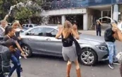 Ximena "N", conocida como “Lady Racista”, es agredida al salir de su audiencia en CDMX (Videos)