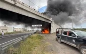 Sindicatos se disputan con violencia la ampliación de la autopista Puebla-Tlaxcala