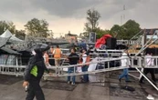 Colapsa escenario en la explanada de la alcaldía Gustavo A. Madero; hay 7 heridos
