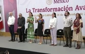 Mexicali recibe a Sheinbaum con protestas por megapuerto y personas desaparecidas