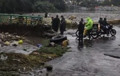 Se desborda presa Becerra en Álvaro Obregón tras activarse la Alerta Púrpura por lluvias (Video)