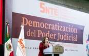 El SNTE y la ministra Yasmín Esquivel piden a maestros difundir la reforma judicial