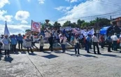 Pueblos tseltales marchan en Chiapas contra la autopista Palenque-San Cristóbal
