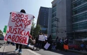 Por segundo día consecutivo, empleados del SAT exigen con bloqueos mejoras salariales