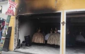 Con bombas molotov atacan boutique de bodas y XV años en Cuautla