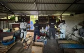Desmantelan narcolaboratorio en Yautepec, Morelos