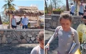 Extranjeros corren a mexicanos de la playa en Manzanillo por pagaron "uso exclusivo" (Video)