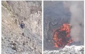 Americanistas suben al Popocatépetl y graban la lava en el cráter (Video)