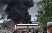Se registra incendio en campamento del Tren Maya en Quintana Roo (Video)