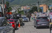 Militares y policías blindan el cuarto informe de Evelyn Salgado