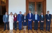 Sheinbaum sostiene reunión con Lorenzo Simonelli, presidente y director ejecutivo de Baker Hughes