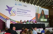 “No llegamos todas”, protestan afuera de la conferencia de Cepal sobre la mujer