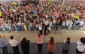 Acarreo masivo y movilización oficial marcan cierre de la gira nacional de Sheinbaum en Morelos